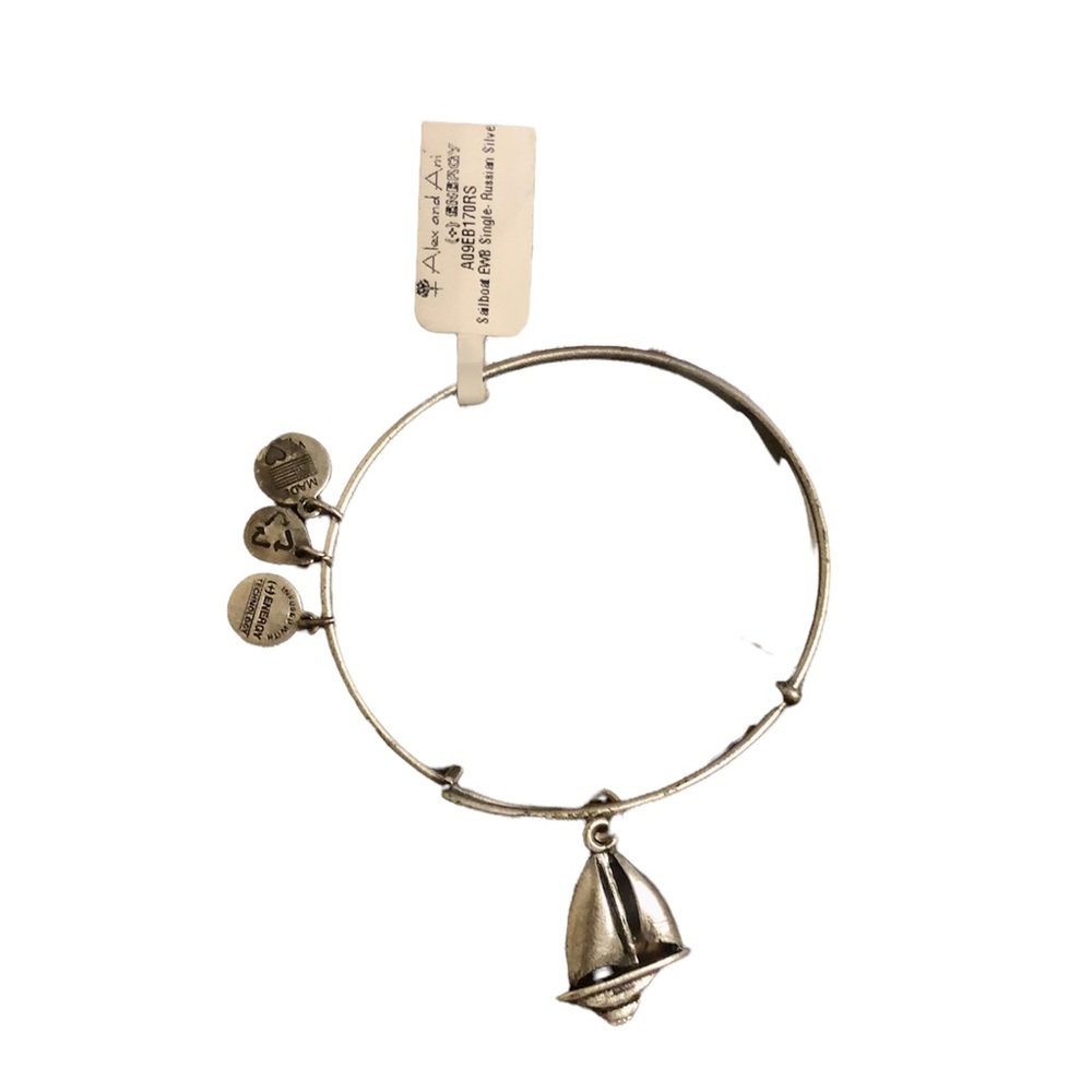 Alex and Ani Sailboat charm bracelet - Picture 7 of 7